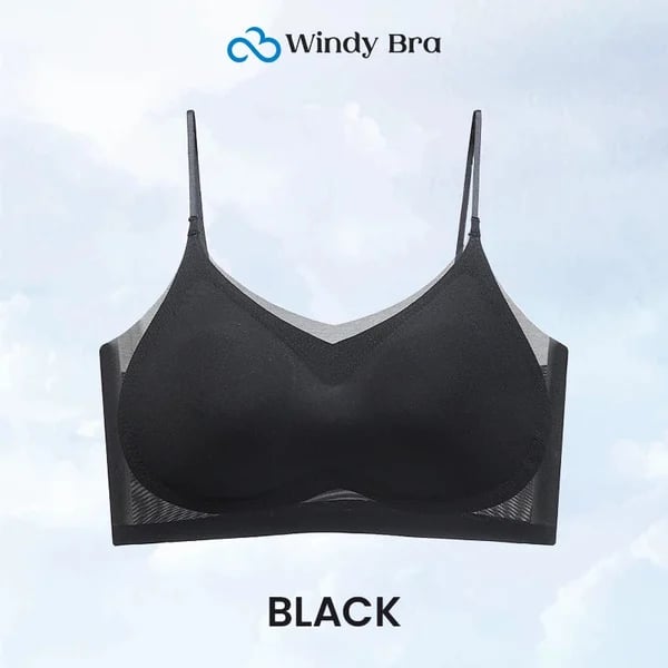 【M-4XL】WindyBra - Sutien de vară ultra-subțire, fără cusături, din mătase rece, confortabil, pentru mărimi mari