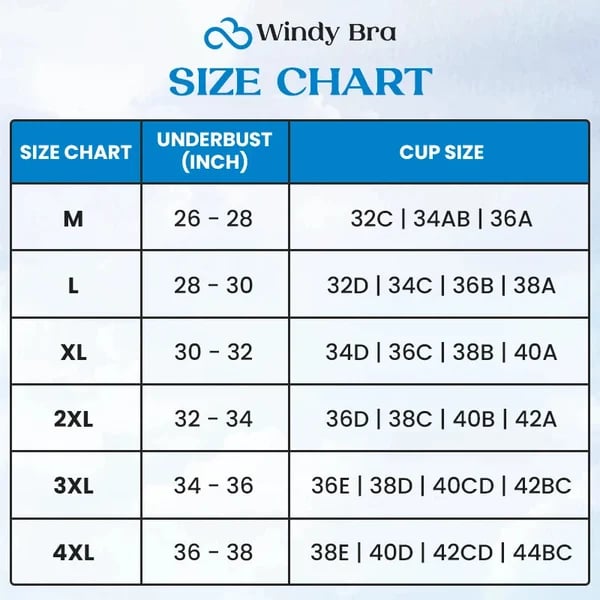 【M-4XL】WindyBra - Sutien de vară ultra-subțire, fără cusături, din mătase rece, confortabil, pentru mărimi mari