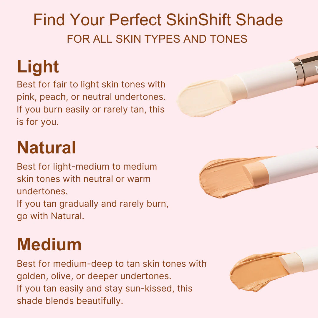 Fond de ten SkinShift 2 în 1 Stick