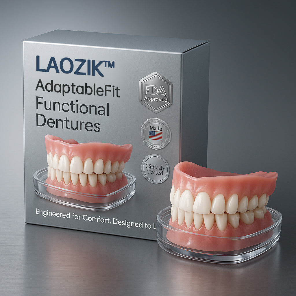 Proteze dentare funcționale LAOZIK™ cu ajustare adaptabilă – Fabricate în SUA și certificate de FDA