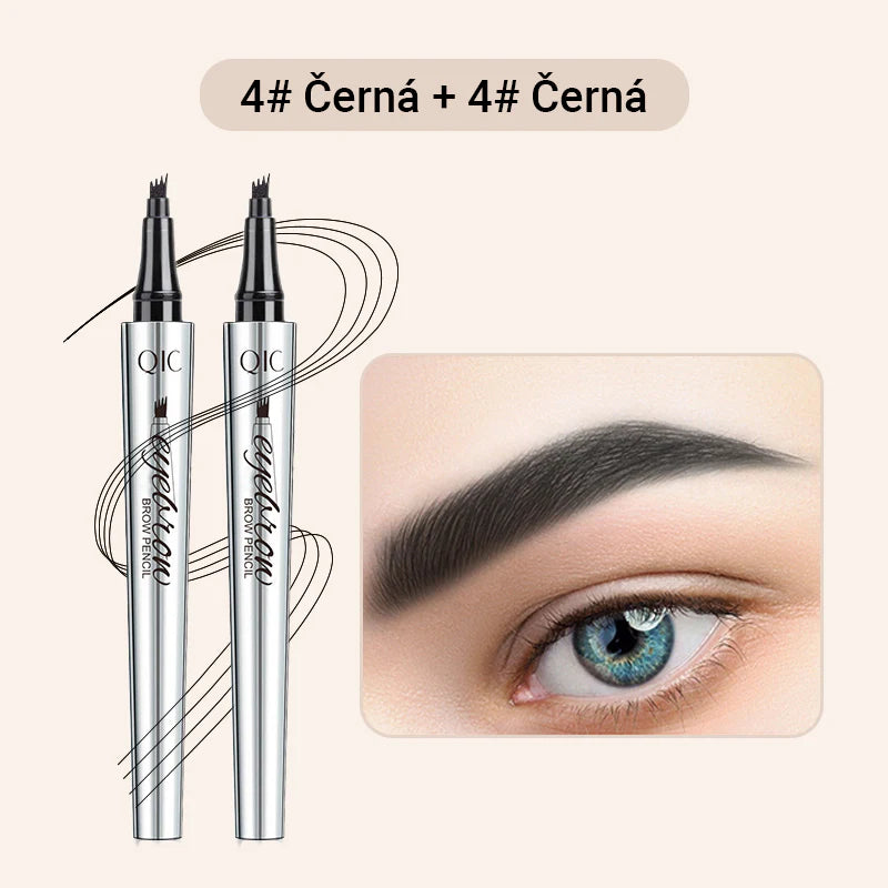 Creion de sprâncene multifuncțional cu 4 capete (2 bucăți, 🎁1 gratuit)